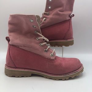little girl pink timberlands
